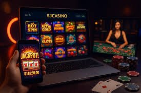 Antarmuka aplikasi mobile rosstoreid menampilkan live-dealer tables dan sportsbook